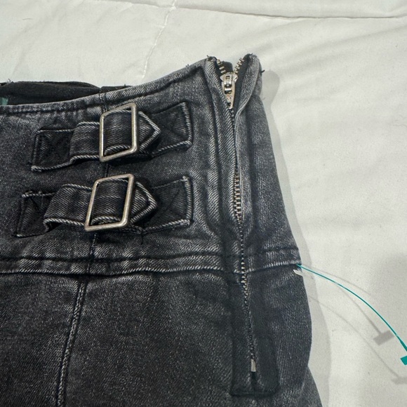 Wild Fable Black Mini Skirt with Buckle Detail - Picture 7 of 7